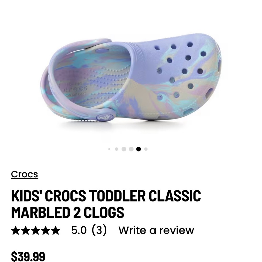 CROCS toddler size 8, EUC